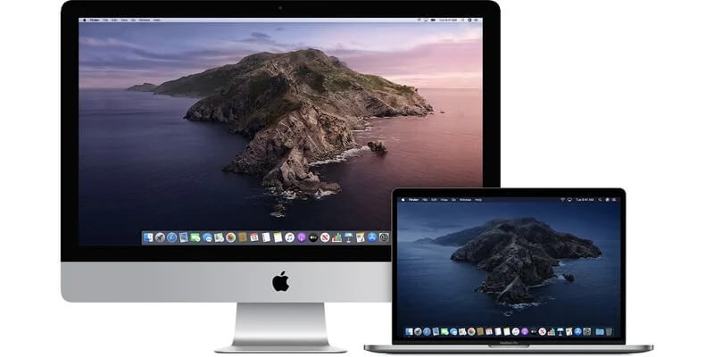iMac and Macbook running macOS