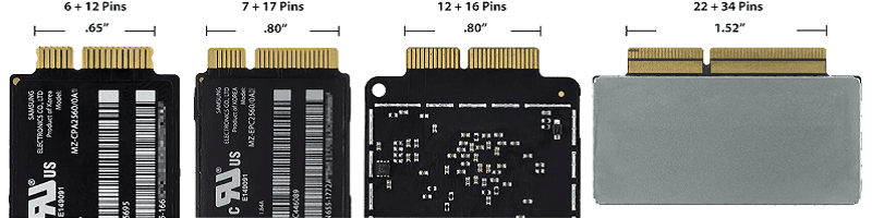 apple proprietary SSD Connectors
